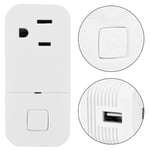 Wifi Smart Switch Plug Outlet Socket With Alexa Voice Intelligent Control New