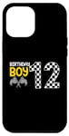 iPhone 12 Pro Max Retro Speedy Racer Boy 12 Sporty Kid 112th Birthday Case