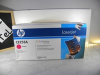 GENUINE HP LaserJet CE253A MAGENTA PRINTER CARTRIDGE CP3525 NEW