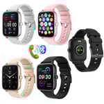 Stilren Smartklocka m BT-Samtal O Full HD Rosa
