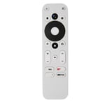 Ersättningsfjärrkontroll med röststyrning för KM2 KM2 PLUS Android 4K UHD TV Box Bluetooth Röstfjärrkontroll[HK] White