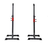 Adjustable Squat Rack Portable Weight Lifting Stand Multifunction Sturdy Bench Press Equipment Barbell Stand for Training Home Gym