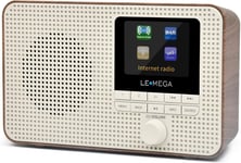 LEMEGA IR1 Portable Internet Radio WIFI,DAB/DAB+/FM Digital Radio,Bluetooth
