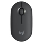 Logitech Pebble 2,4 GHz souris sans fil Bluetooth double mode souris ergonomique sourdine Plug and Play pour ordinateur portable