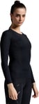 2XU Women's Core Compression Long Sleeve Black/no Logo, L