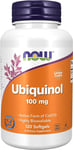 Now Foods, Ubiquinol, 100Mg, 120 Softgels, Lab-Tested, Coenzyme Q10, Gluten Free