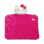 Hello Kitty Kudde Med Fleece Pläd