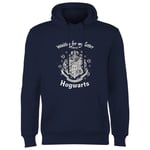 Harry Potter Waiting For My Letter From Hogwarts Hoodie - Navy - L
