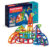 Magformers Creative 90 Magnetic Building Blocks Toy. STEM Educational Set With 90 Pieces And 13 Different Shapes.