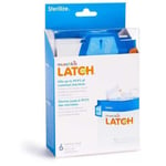 Munchkin Latch Microwave Steriliser Bags 6Pk Baby Feeding Hygiene Cleaning NEW