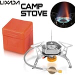 Foldable Windproof Camping Gas Stove Outdoor Cooking Gas Split Burner Stove B7P0