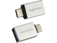 Connectique Câble & adaptateur USB / FireWire Novodio Kit de 2 x Adaptateur USB-C vers USB-A 10 Gbit/s