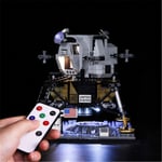 ZHLY Led Light kit for Lego Creator Expert NASA Apollo 11 Lunar Lander 10266 USB And Battery Powered (LED Included Only, No LEGO Kit) (RC Version)