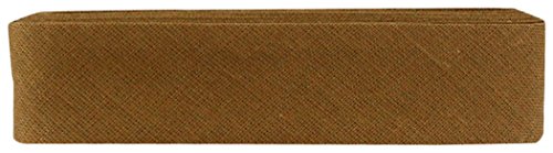Inastri Cotton Bias Binding 25/5/5mm Colour Light Brown 88 – 3m, 100%, 13 x 11 x 2 cm
