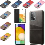 Korthållare Samsung A33 skal mobilskal hål åt laddare hörlurar - Svart Samsung Galaxy A33 5G