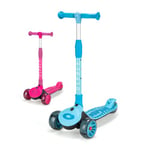 Osprey | 3Ride Tri-Scooter, Kids Kick Scooter, Easy Fold and Tilt to Turn Steering, 3 Wheel Kids Scooter Blue