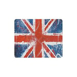 Vintage British Flag Flag of United Kingdom Union Jack Rectangle Non Slip Rubber Comfortable Computer Mouse Pad Gaming Mousepad Mat with Designs for Woman Man Employee Boss Work