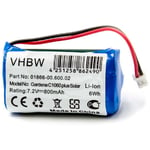 VHBW Li-Ion Batterie 800mAh (7.4V) pour programmateur d´arrosage Gardena C1060 plus Solar - Vhbw