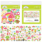 Doodlebug Die Cuts - Over the Rainbow Odds & Ends 128 st