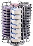 EXZACT Porte-capsules de café, compatible avec les capsules Tassimo, non vendu ou créé par Tassimo, support rotatif pour capsules de café (52 pièces maximum)