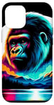 Coque pour iPhone 13 Coloré Gorilla Spirit Animal Cool Illustration Art