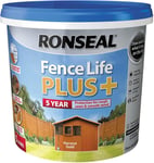 Ronseal RSLFLPPHG5L 5 Litre Fence Life Plus Paint - Harvest Gold