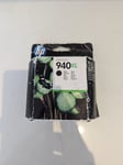 Genuine Authentic HP 940XL BLACK Printer Cartridge New/Boxed  Box Tatty