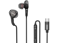 Remax RM-655a headphones, USB-C, 1.5m (black)