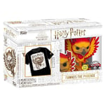 Funko Pop! & Tee: Harry Potter - Patronus DD - Large - (L) - T-Shirt - Vêtements avec Une Figurine en Vinyle à Collectionner - Idée de Cadeau - Jouets et Top à Manches Courtes pour Les Adultes