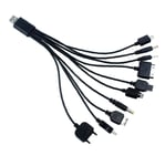 10 in 1 Universal USB Charger Cable Nokia Charger Multifunction Charging Sync Cord for iPod iPhone PSP Camera Nokia Flip Old Phone
