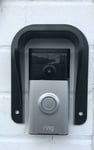 Ring video doorbell rain cover sun shade shield hood. Three sided protection.