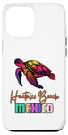 Coque pour iPhone 15 Pro Max Huatulco Beach Mexico Floral Turtle Match de vacances en famille