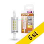 LED lampa R7S | 2700K | 7W (60W) 6st [Osram]