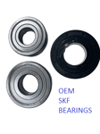 MIELE W149 WASHING MACHINE GENUINE SKF DRUM BEARINGS & SEAL KIT