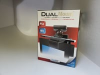 MINT NEW TV Wall Dual Mount for PS3 PlayStation Move Eye, Wii Sensor bar #40Q