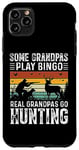 Coque pour iPhone 11 Pro Max Certains grand-pères jouent au bingo Real Grandpa Go Hunting Fête des pères