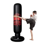 Free Standing Punching Bag for Kids, 160cm Inflatable Punch Bags Freestanding Boxing Bag Bounce Back Practicing Karate Taekwondo MMA, Kids Adults Relief Fitness Target Toy