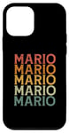 Coque pour iPhone 12 mini Retro Sur Mesure Prénom Nom Mario