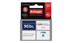 ActiveJet Premium AH-903CRX - 12 ml - XL - cyan - compatible - cartouche d'encre (alternative pour : HP 903XL) - pour HP Officejet 69XX; Officejet Pro 69XX