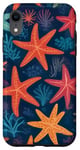 Coque pour iPhone XR Amoureux des motifs de corail en étoile de