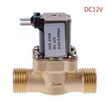 G1/2'' Mässing elektrisk magnetventil DC 12v 24v AC220v för Sola DC12V DC12V