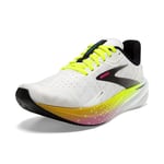 BROOKS Women's Hyperion Max Sneaker, White Black Nightlife, 9 UK