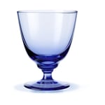 Holmegaard Flow glas på fot 35 cl Mörkblå