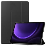 Samsung Galaxy Tab S9 FE Plus Tri-Fold Fodral, Svart