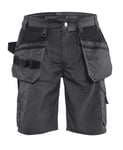 Shorts håndverk lett mørkegrå/svart