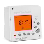 Digital Timer Elektrisk Programmerbar Smart Styrningsbrytare Timer Med Bakgrundsbelyst Display
