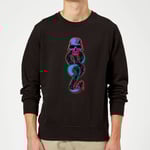 Harry Potter Dark Mark Neon Sweatshirt - Black - XXL