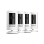 Ring Stick Up Camera Battery 4Pack - White - 3rd Gen