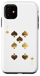 iPhone 11 7 (Seven) of Spades Poker Card Playing Card Blackjack Card Case