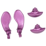 (Purple)4pcs Game Controller Back Paddles For PS5 Edge Controller Replacement